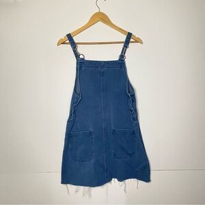 Vintage Authentic & Orginial Directives Denim Overall Metal Hardware Dress M